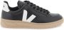 Veja Zwart Wit Dune Leren Sneakers Black Dames - Thumbnail 1