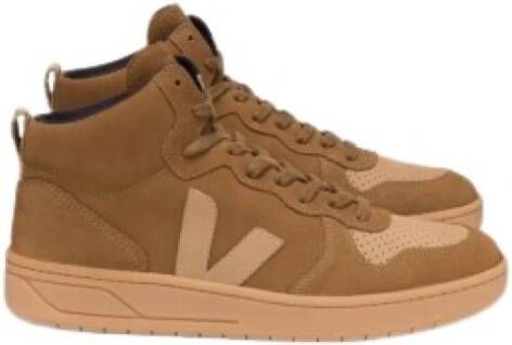 Veja Premium Nubuck Leren Herensneakers Bruin Heren