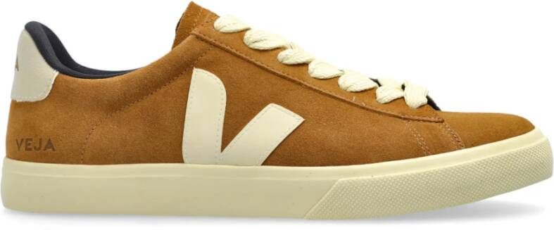 Veja Sneakers Campo Leer Beige Heren