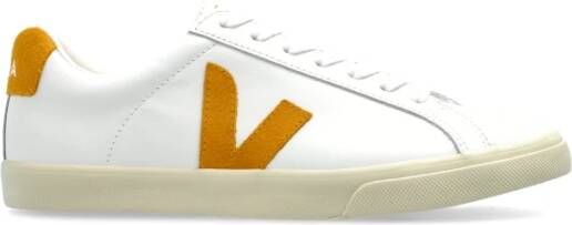 Veja Sneakers Esplar Logo Leer White Dames