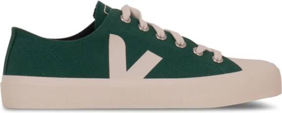 Veja Canvas Low-Top Sneakers Poker Pierre Green Heren