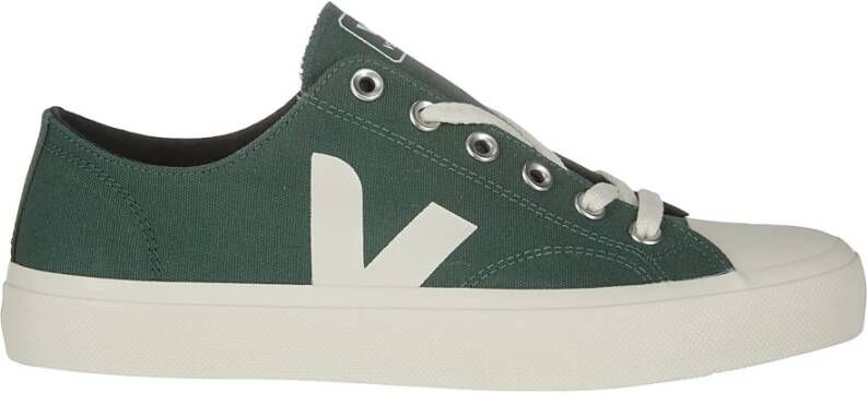 Veja Canvas Low-Top Sneakers Poker Pierre Green