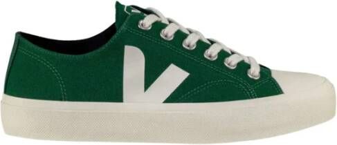 Veja Canvas Low-Top Sneakers Poker Pierre Green Heren