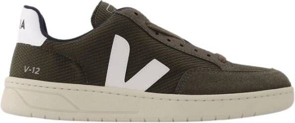 Veja Olijf Wit V-12 Vegan Sneakers Green Heren - Foto 4