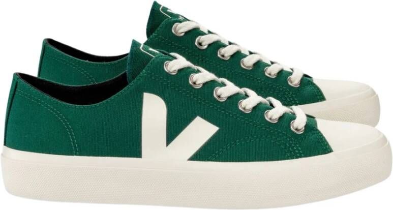 Veja Canvas Low-Top Sneakers Poker Pierre Green Heren