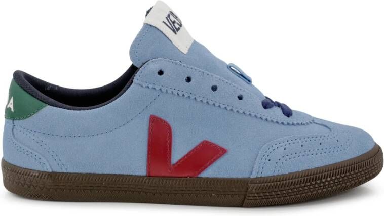 Veja Volley sneaker van suède met leren details - Foto 1