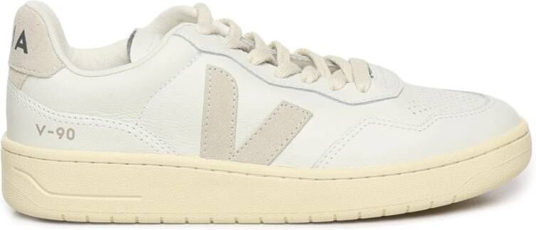 VEJA Lage Sneakers V-90 Maat: 36 Materiaal: Leer Kleur: Wit - Foto 11
