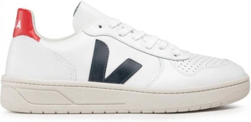 Veja V 10 Leather n Sneakers Sportschoenen Schoenen Leer Vegan Wit VX021267A - Foto 2