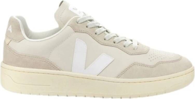 Veja Multicolor V-90 Sneakers met Veters Beige