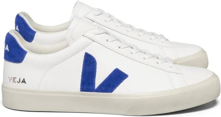 Veja Sneakers van gerecycled leer met rubberen zool White Heren