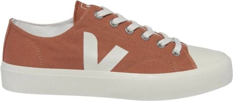 Veja Canvas Lage Sneakers in Canyon Pierre Orange Dames