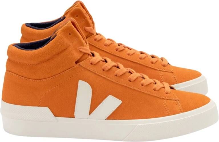 Veja women shoes high top suede trainers sneakers Minotaur Oranje Dames - Foto 8