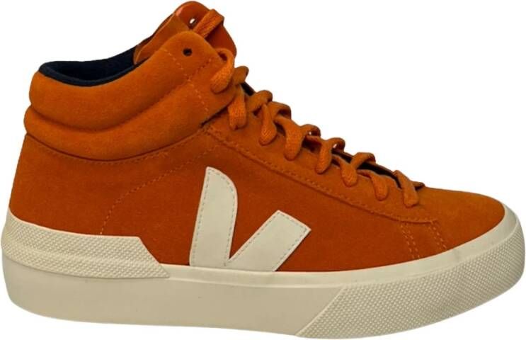 Veja women shoes high top suede trainers sneakers Minotaur Oranje Dames - Foto 5