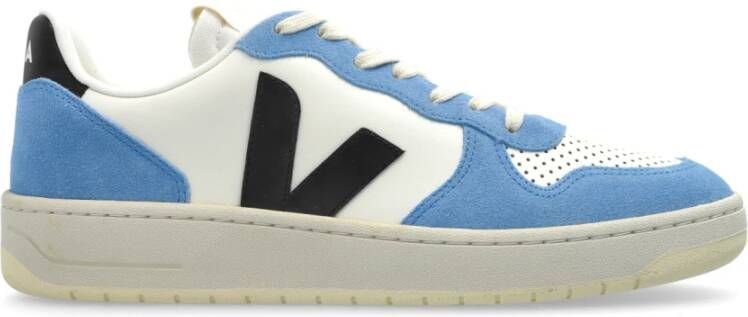 Veja Sneakers V-10 Prime Leer Blue Heren