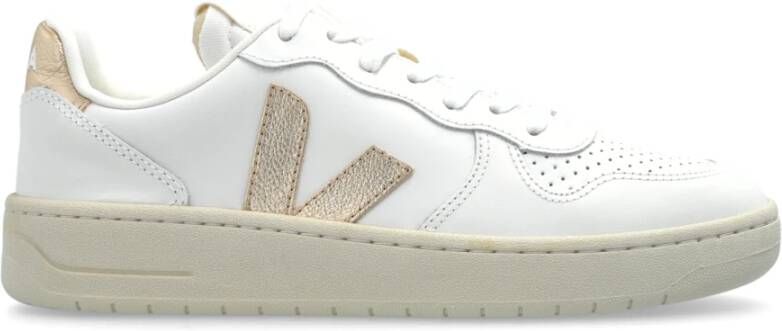 Veja Sneakers V-10 Prime Leer White Dames