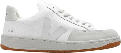 Veja V-12 White Stijlvolle en Comfortabele Sneakers Beige Dames