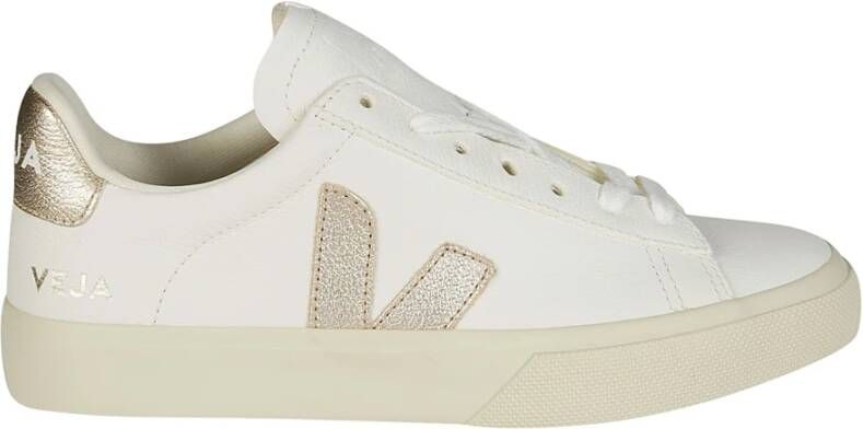 Veja Multicolore Leren Sneakers Wit Platine White Dames - Foto 9