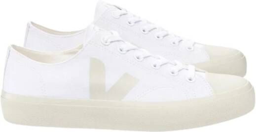 Veja Canvas Low-Top Sneakers Wit Pierre White