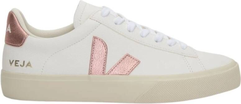 Veja Campo Chromefree Leather Dames Sneakers Schoenen Leer Wit CP0503128A - Foto 8