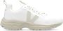 Veja Witte Biologisch Katoenen Sneakers met Rubberen V Logo Wit Dames - Thumbnail 5