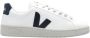 Veja Witte Marineblauwe Vegan Katoenen Sneakers White Dames - Thumbnail 8