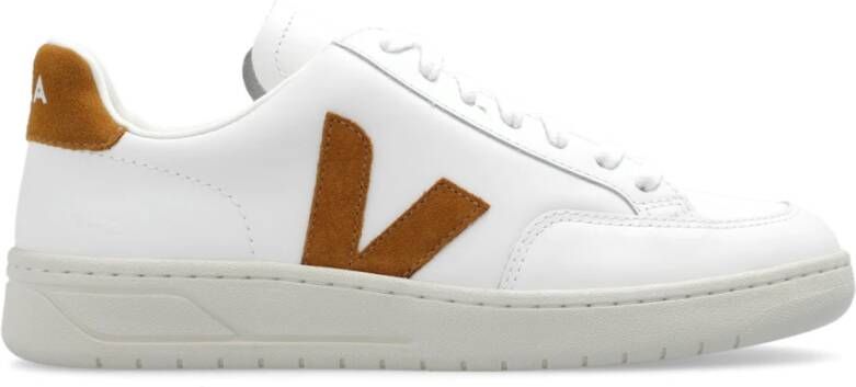 Veja Wmns V-12 Leer (Wit Bruin) White Heren