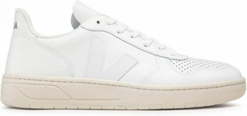 Veja V 10 Leather Herren Sneakers Sportschoenen Schoenen Leer Wit VX021270B - Foto 9