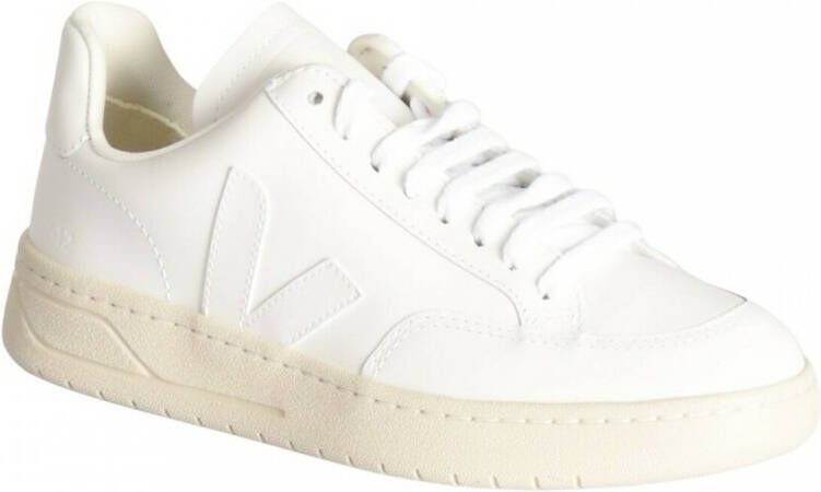 Veja Witte Leren Sneakers Logo Rubberen Zool White - Foto 8