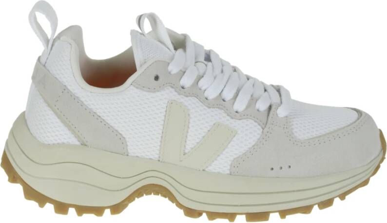 Veja Witte Tech Fabric Sneakers met Suède Inzetstukken White Dames - Foto 12