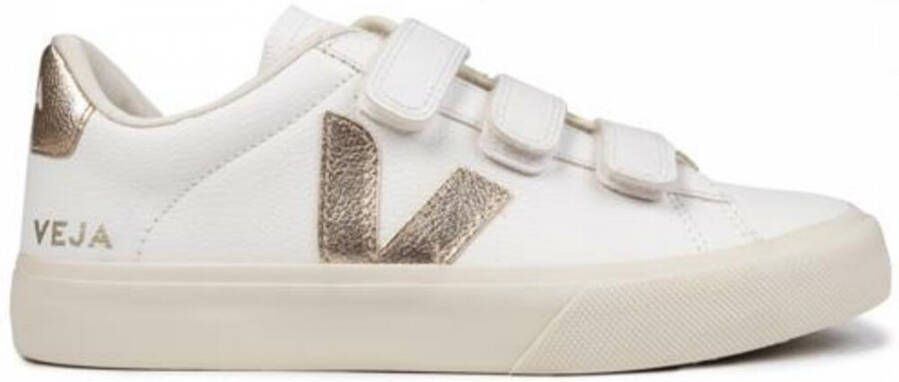VEJA Lage Sneakers Dames Recife Logo Maat: 37 Materiaal: Leer Kleur: Wit - Foto 2