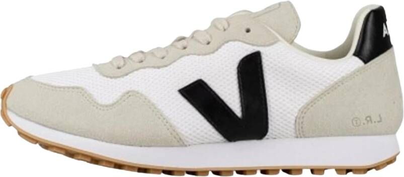 Veja Grijze Suède Sneaker met Blauw Logo Detail Gray - Foto 8