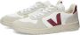 Veja Witte Leren Sneakers met Beige Suède Inzetstukken White Heren - Thumbnail 8