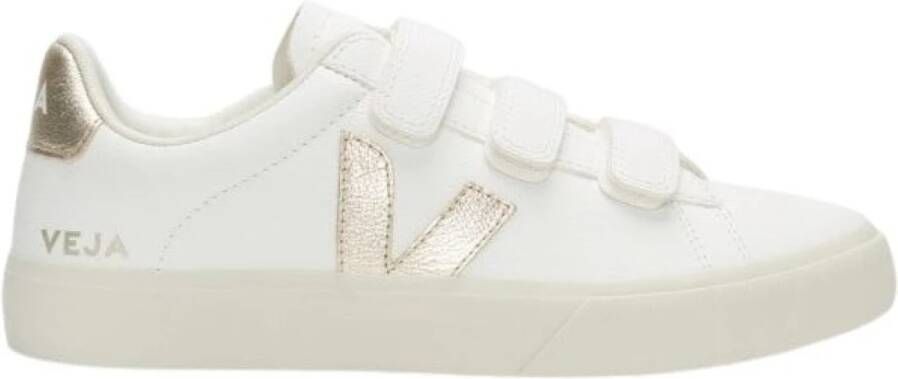 VEJA Lage Sneakers Dames Recife Logo Maat: 37 Materiaal: Leer Kleur: Wit - Foto 3