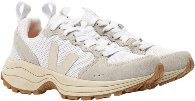 Veja Witte Tech Fabric Sneakers met Suède Inzetstukken White Dames - Foto 8