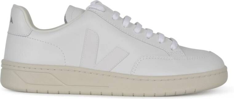Veja Witte Leren Sneakers Logo Rubberen Zool White - Foto 19
