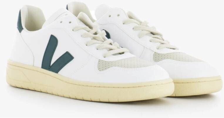 Veja Witte Sneakers met Veganistisch Leer en Biologisch Katoen White Heren