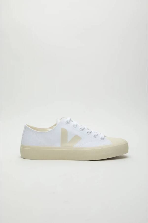 Veja Canvas Low-Top Sneakers Wit Pierre White