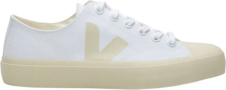 Veja Canvas Low-Top Sneakers Wit Pierre White