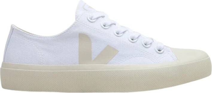 Veja Canvas Low-Top Sneakers Wit Pierre White