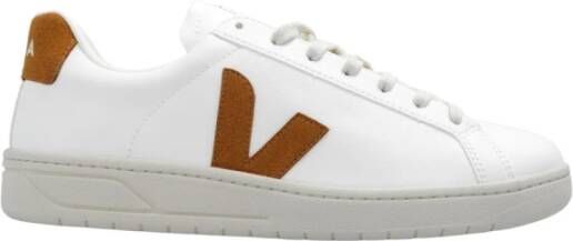 Veja Witte Sneakers van Kalfsleer met Voorsluiting White Heren