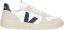 Veja Gerecyclede B-Mesh Sneakers met Marineblauwe Accenten White - Thumbnail 3