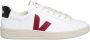 Veja Witte Sneakers met Rode V en Marineblauwe Hiel White - Thumbnail 1