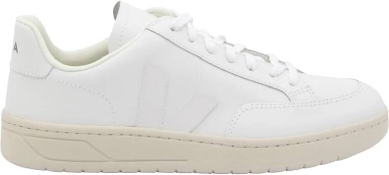 Veja Witte Leren Sneakers Logo Rubberen Zool White - Foto 17