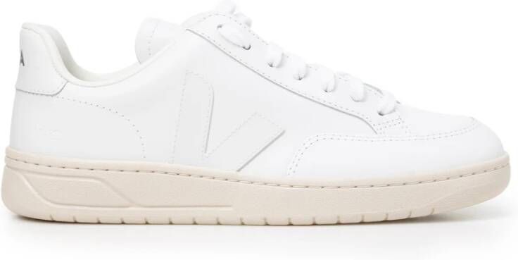 Veja Witte Leren Sneakers Logo Rubberen Zool White - Foto 15