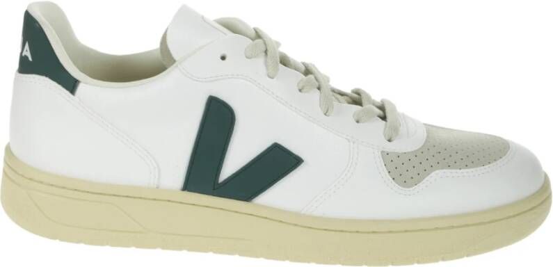 Veja Witte Sneakers met Veganistisch Leer en Biologisch Katoen White
