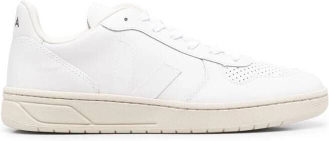Veja V 10 Leather Herren Sneakers Sportschoenen Schoenen Leer Wit VX021270B - Foto 16