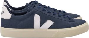 Veja Suede Synthetische Schoenen Blauw