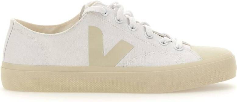 Veja Canvas Low-Top Sneakers Wit Pierre White