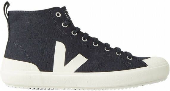 Veja Nova hoge sneakers in zwart biologisch katoen Black