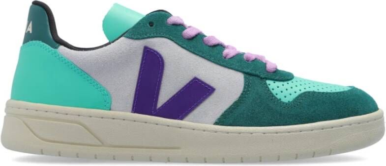 Veja Sneakers van Chroomvrij Leer met Rubberen Zool